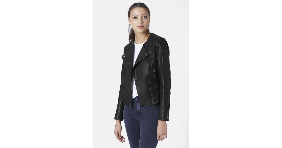 Topshop Faux Leather Biker Jacket 95 Amal Clooney Wearing Balenciaga Leather Jacket 