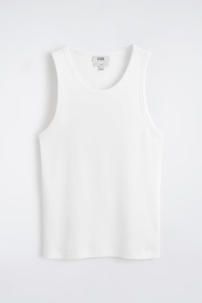 COS Slim Ribbed Cotton tank top