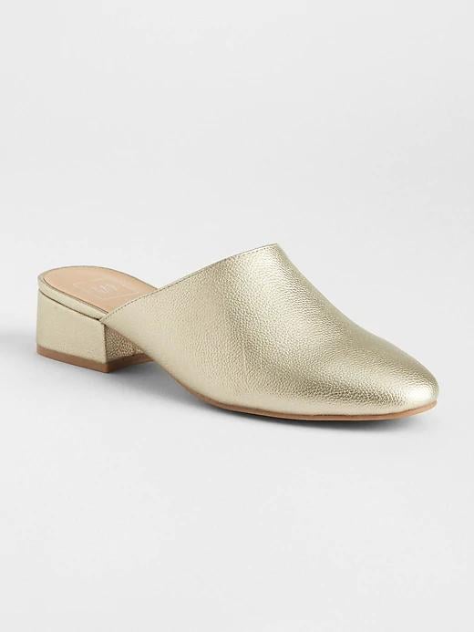 Metallic Mules