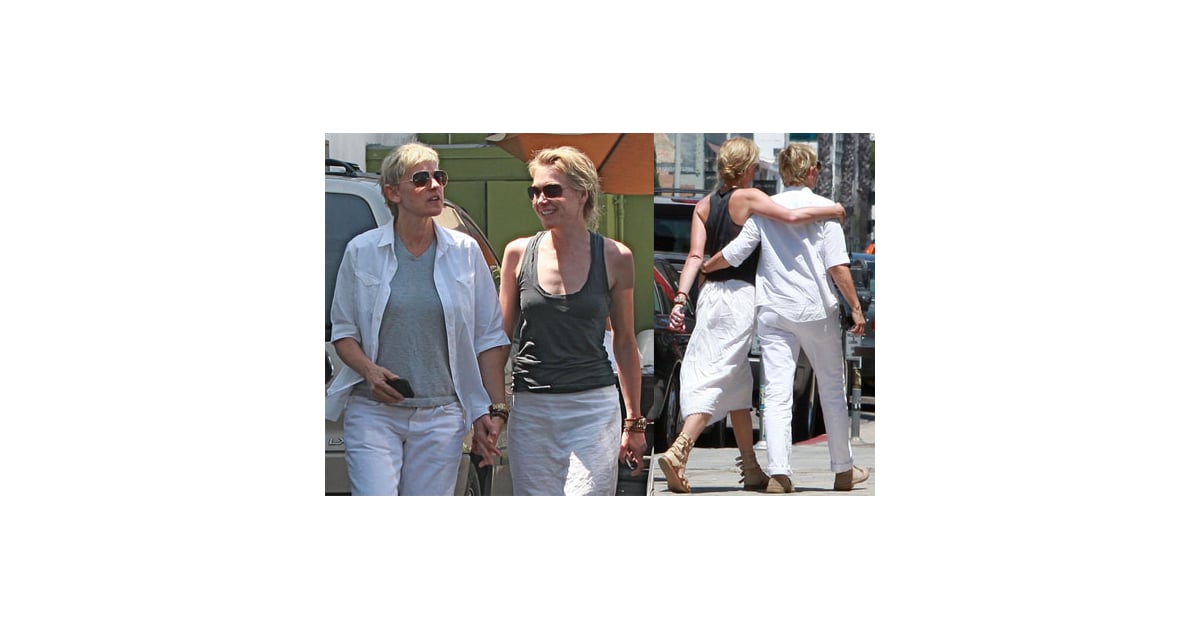 Pictures Of Ellen Degeneres And Portia De Rossi In La Popsugar Celebrity