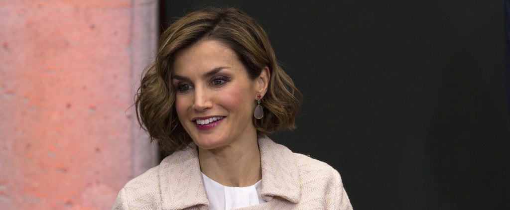 Queen Letizia of Spain Raspberry Lipstick