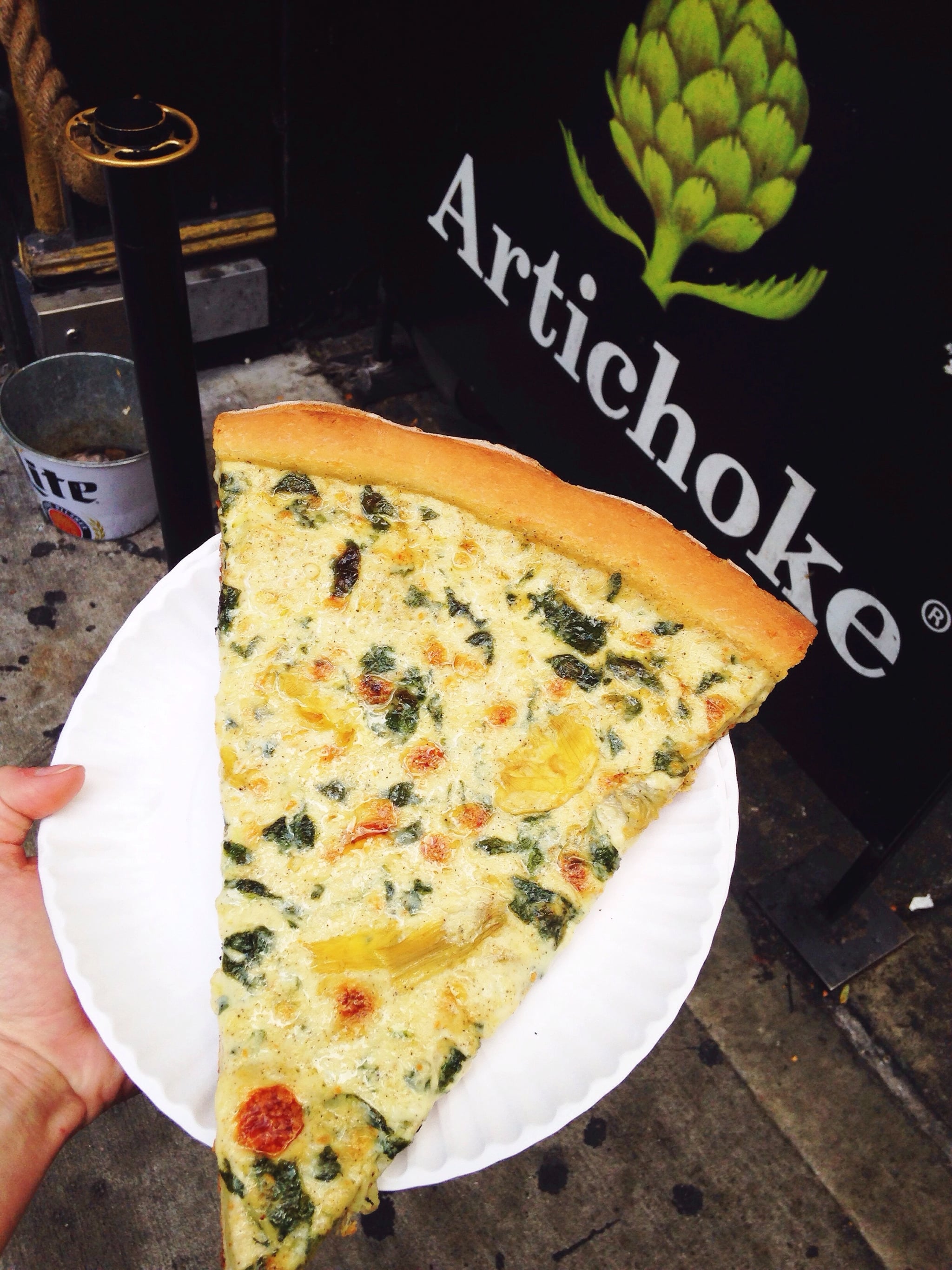 Artichoke Basille S Pizza The Best Pizza By The Slice In Nyc Popsugar Food Photo 2