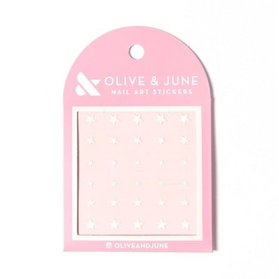 Olive & June Nail-Art Stickers White Stars