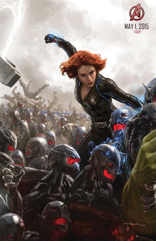 Scarlett Johansson As Black Widow The Avengers Are Back In The