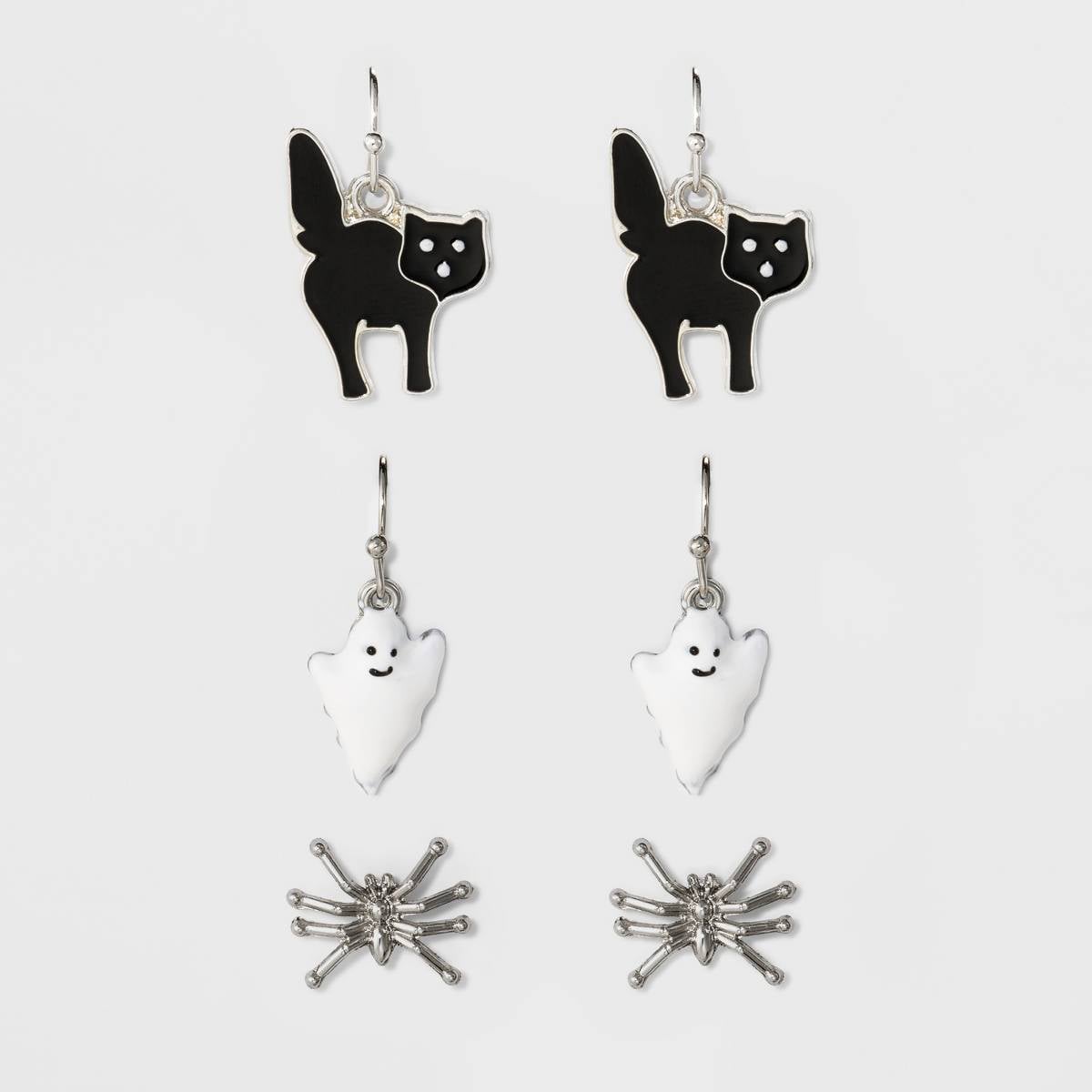 Spider Ghost Cat Trio Earring Set Target Just Released A Line
