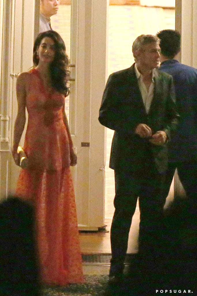 George Clooney and Amal Alamuddin PDA in Italy | Pictures
