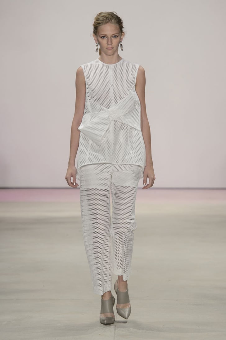Sheer pants and a matching top. | Best Runway Looks Spring 2016 ...