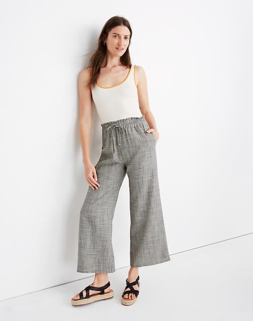 Madewell Smocked Huston Pull-On Pants