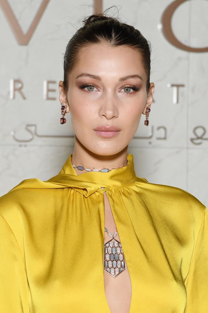 Bella Hadid Yellow Fendi Dress