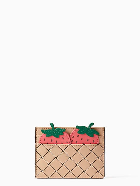 Kate Spade Picnic Perfect Strawberry Card Holder