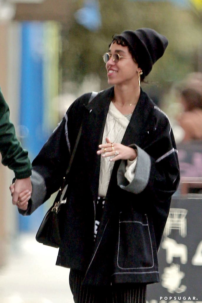 FKA Twigs Wearing Engagement Ring With Robert Pattinson