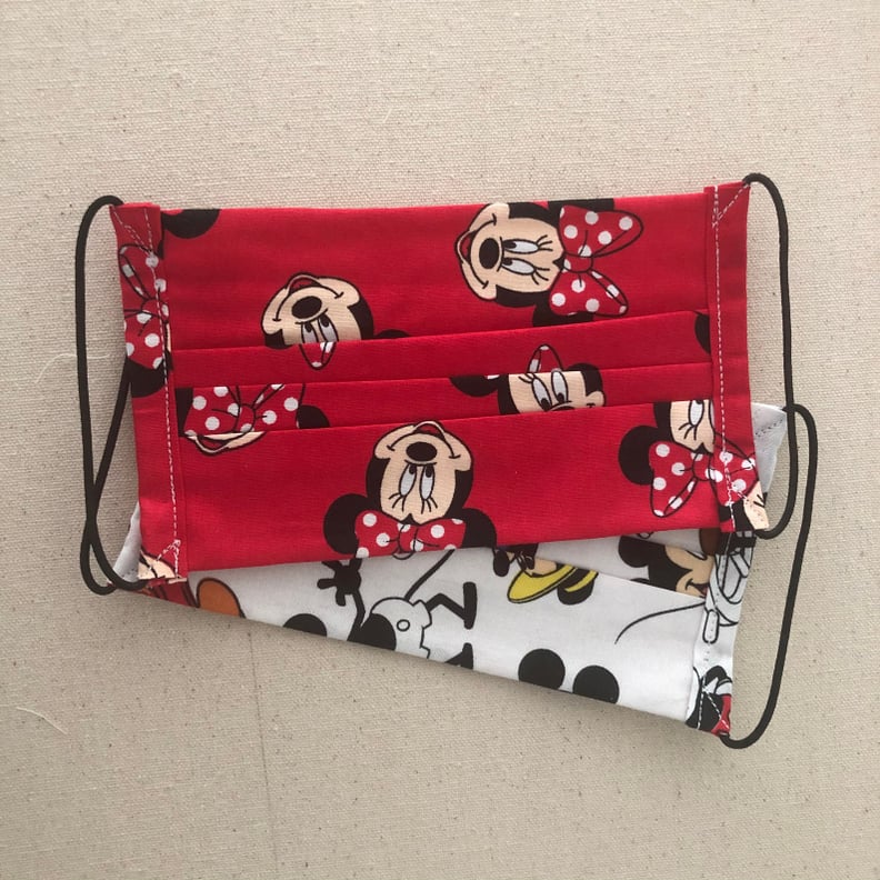 Mickey Mouse Minnie Mouse Face Mask