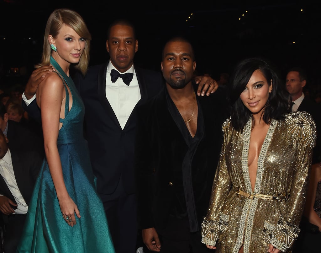 Taylor Swift With Kanye West at Grammys 2015 | Pictures | POPSUGAR ...