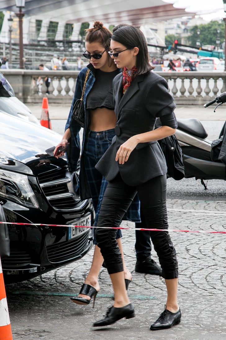 Kendall Jenner, Bella Hadid Street Style Paris Couture Week