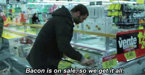 The mom who's REALLY trying to stock up.