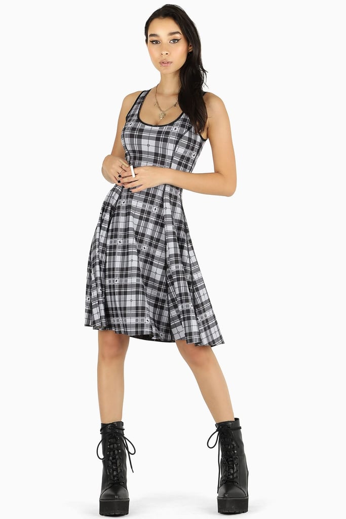 Tartan Hogwarts vs Celestial Magic Longline Inside Out Dress