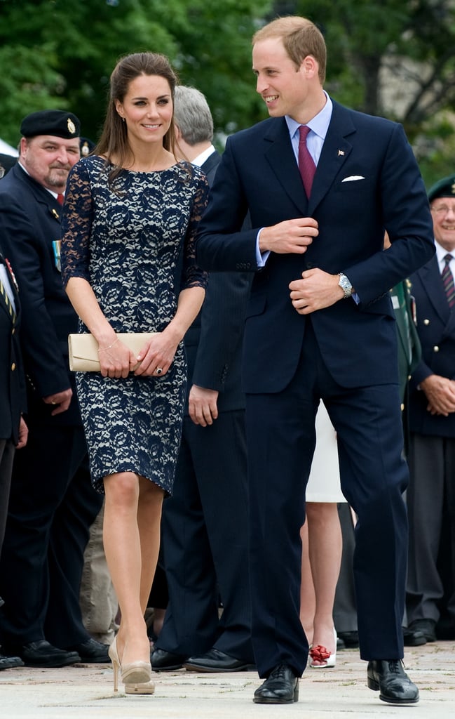 Prince William and Kate Middleton were all smiles while touring Ottowa, Canada, in June 2011.