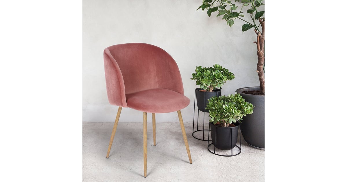 Amazon Midcentury Velvet Chair Set POPSUGAR Home Photo 6