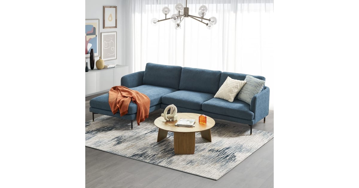 A Sophisticated Sectional Castlery Pebble Chaise Sectional Sofa Best