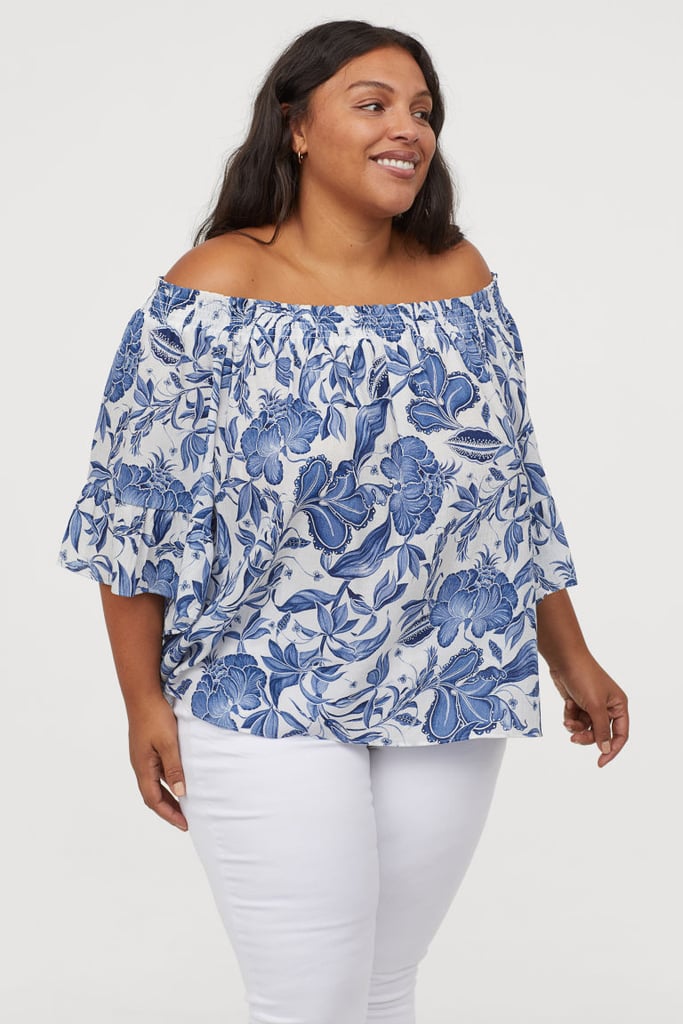 H&M+ Off-the-shoulder Blouse