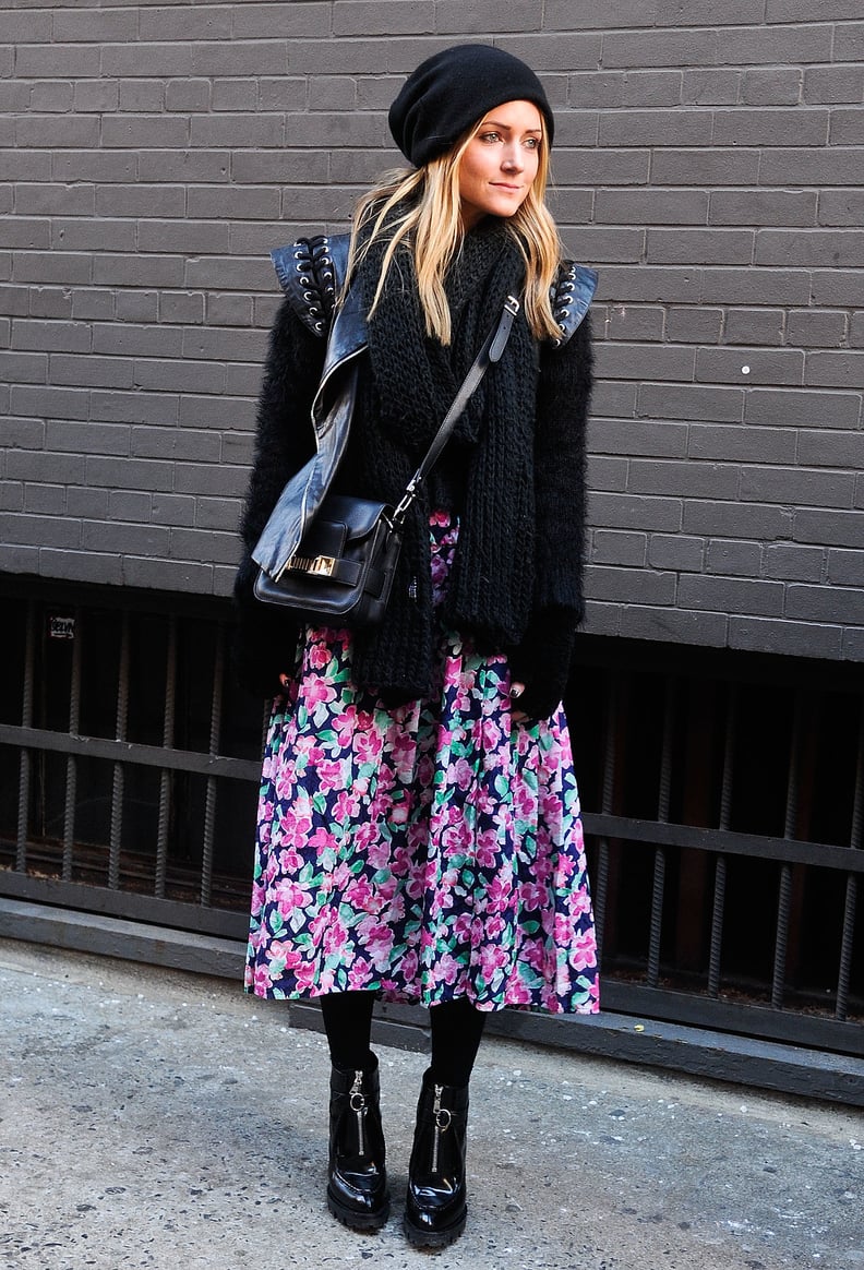 Style a Feminine Full Skirt For Winter