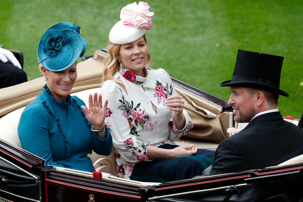 Zara Tindall, Autumn Phillips, and Peter Phillips