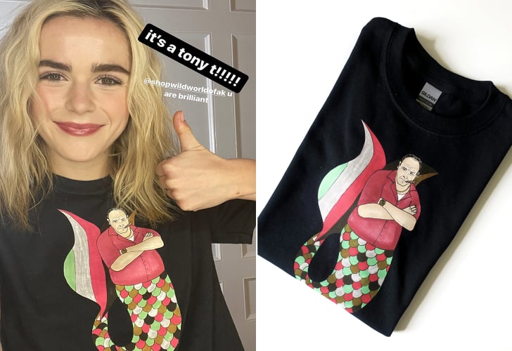 Where Did Kiernan Shipka Get Her Tony Soprano Mermaid Tee?