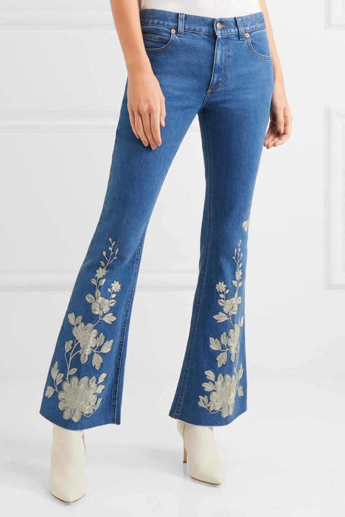 Gucci Embroidered Jeans