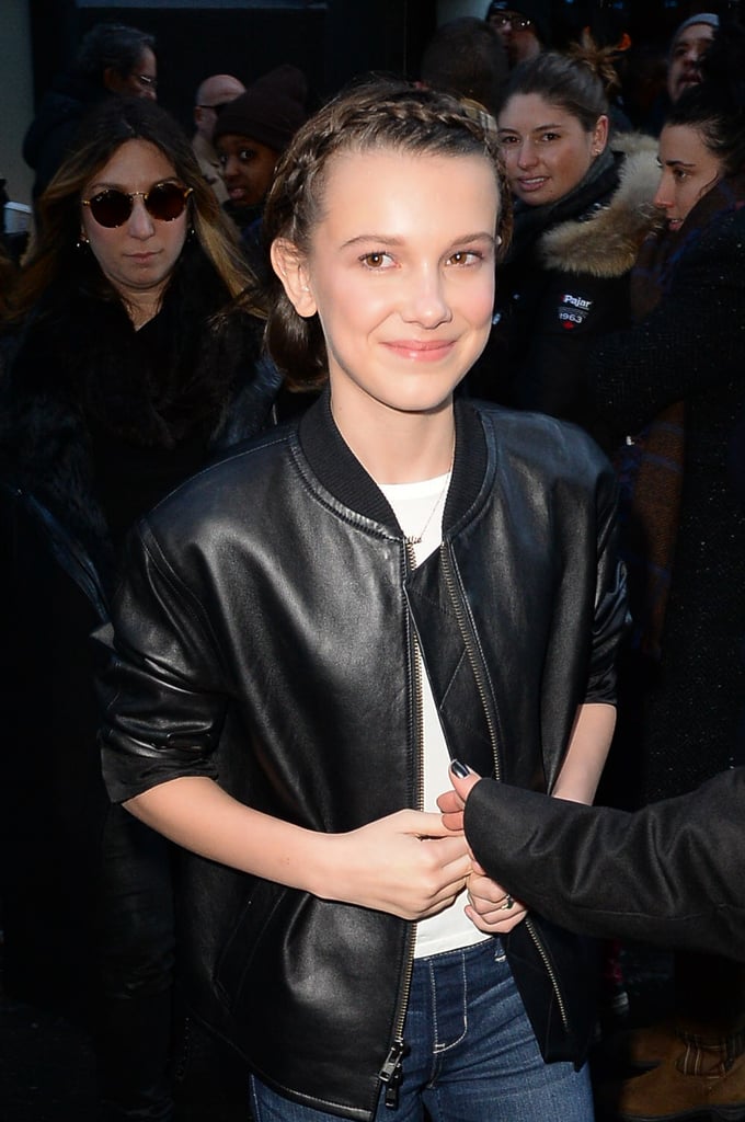 Millie Bobby Brown at New York Fashion Week in 2017