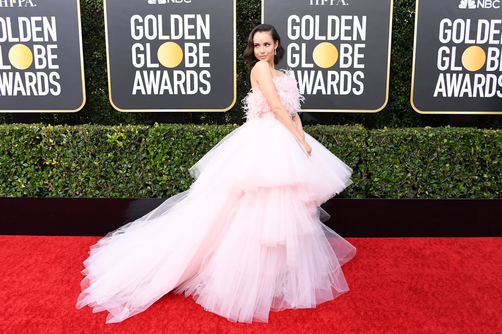 Sofia Carson Giambattista Valli Gown at Golden Globes 2020