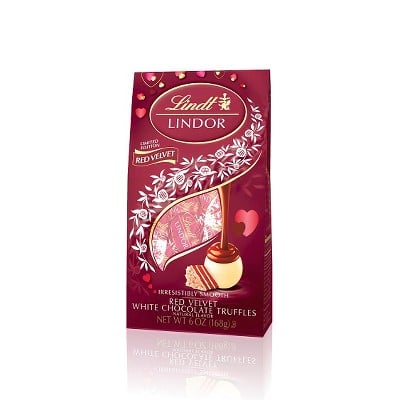 Lindt Lindor Red Velvet White Chocolate Truffles