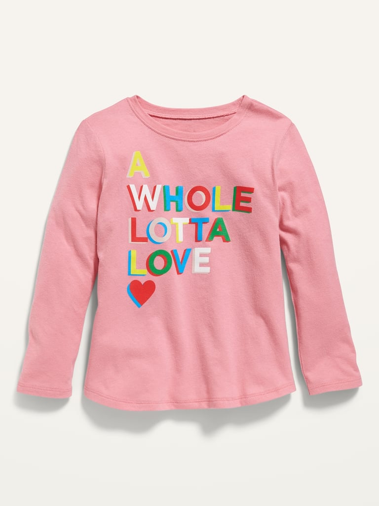 Old Navy Long-Sleeve Graphic Tee For Toddler Girls