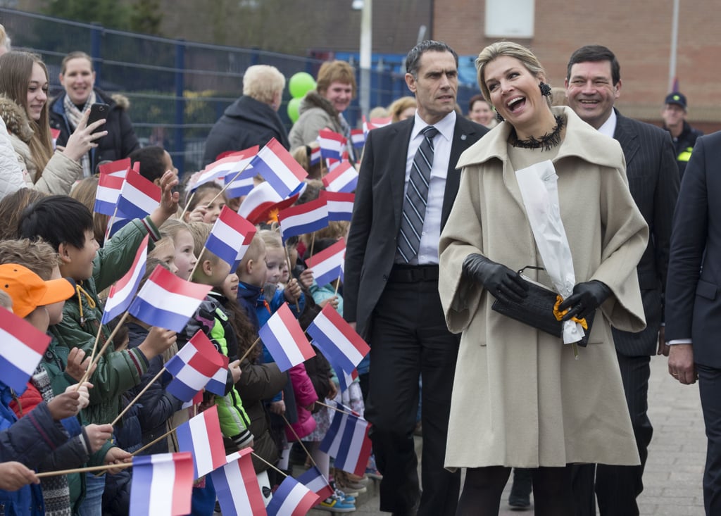 Queen Maxima of the Netherlands' Happy Faces