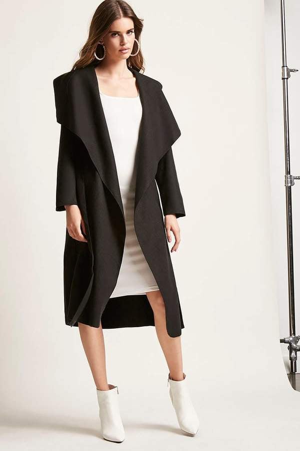 Forever 21 Longline Wrap Coat