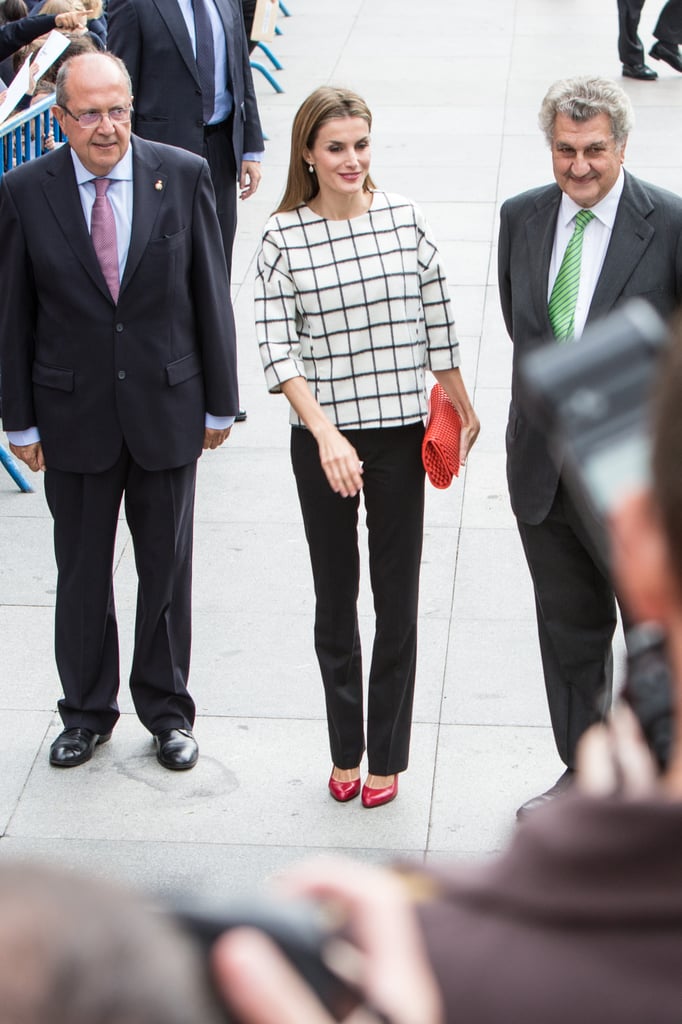 October 8, 2014 | Queen Letizia of Spain Repeating Outfits | POPSUGAR ...