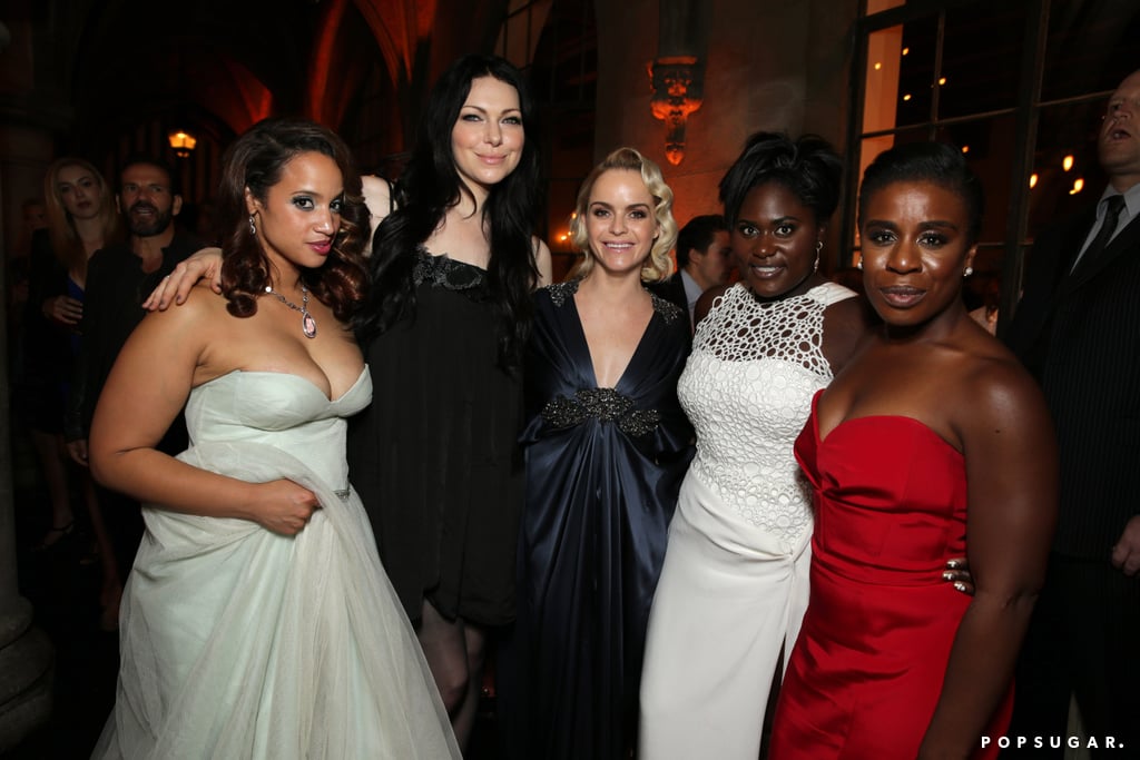 Dascha Polanco, Laura Prepon, Taryn Manning, Danielle Brooks, and Uzo Aduba got together for a group snap.