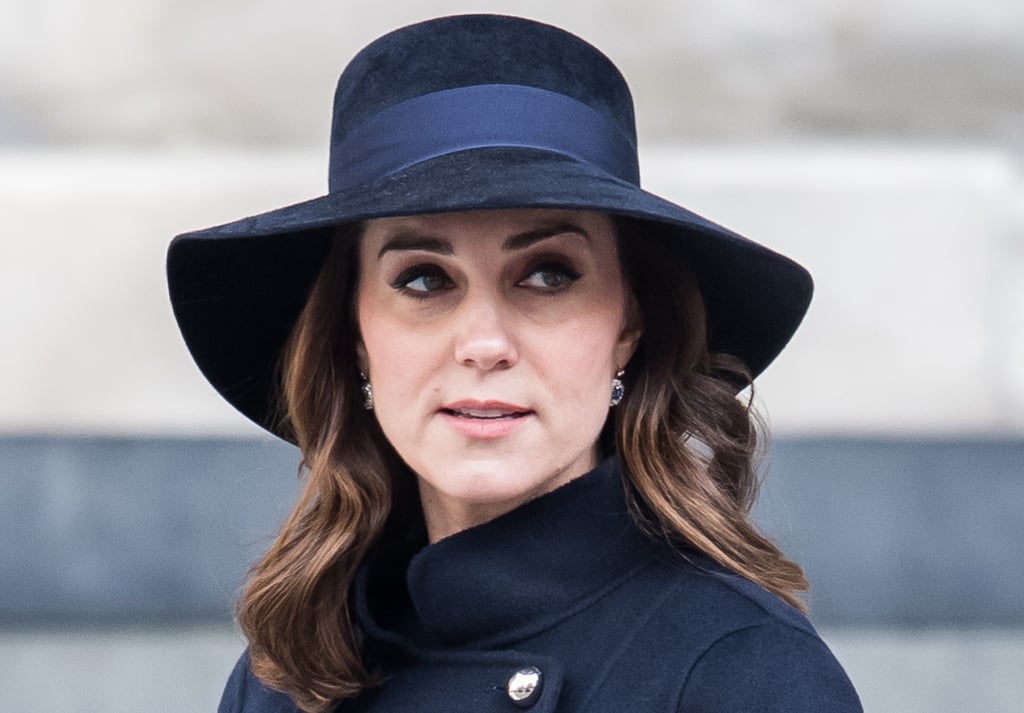 Kate Middleton Blue Carolina Herrera Coat