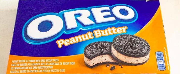 Peanut Butter Oreo Ice Cream Sandwiches