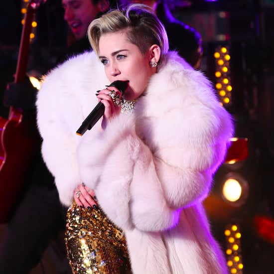 Miley Cyrus's Hair on New Year's Eve 2014