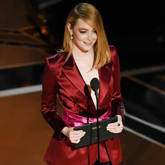 Emma Stone Presenting Best Director at 2018 Oscars