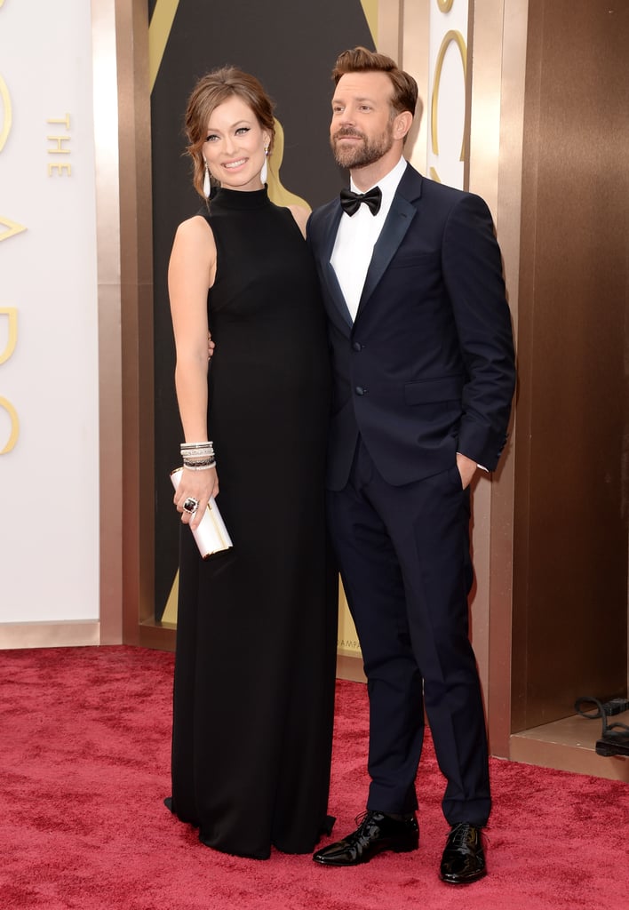 Jason Sudeikis and Olivia Wilde at the Oscars 2014