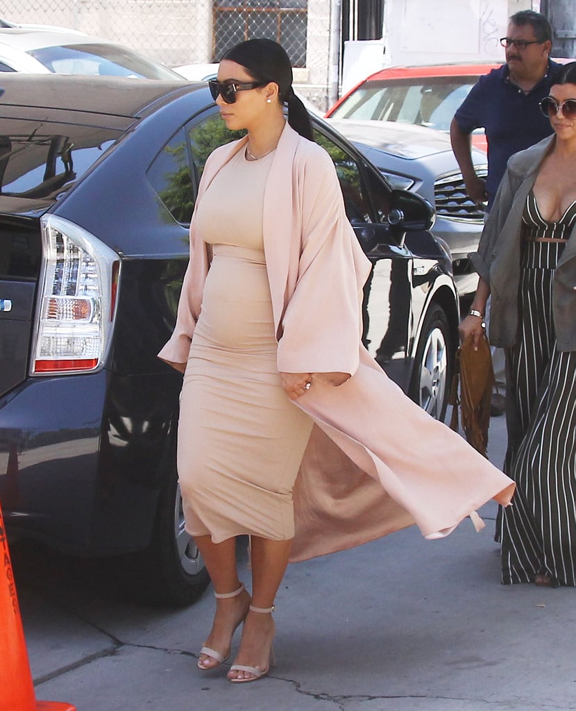 Kim Kardashian Baby Bump Pictures Out With Family July 2015