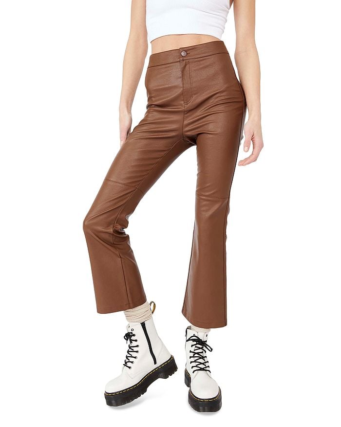 Free People Sasha Cropped Vegan Pants