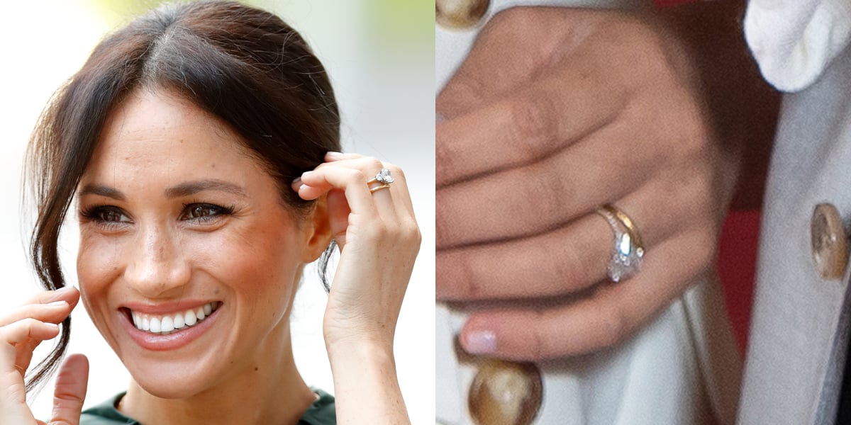 Meghan Markle Engagement Ring Change POPSUGAR Fashion