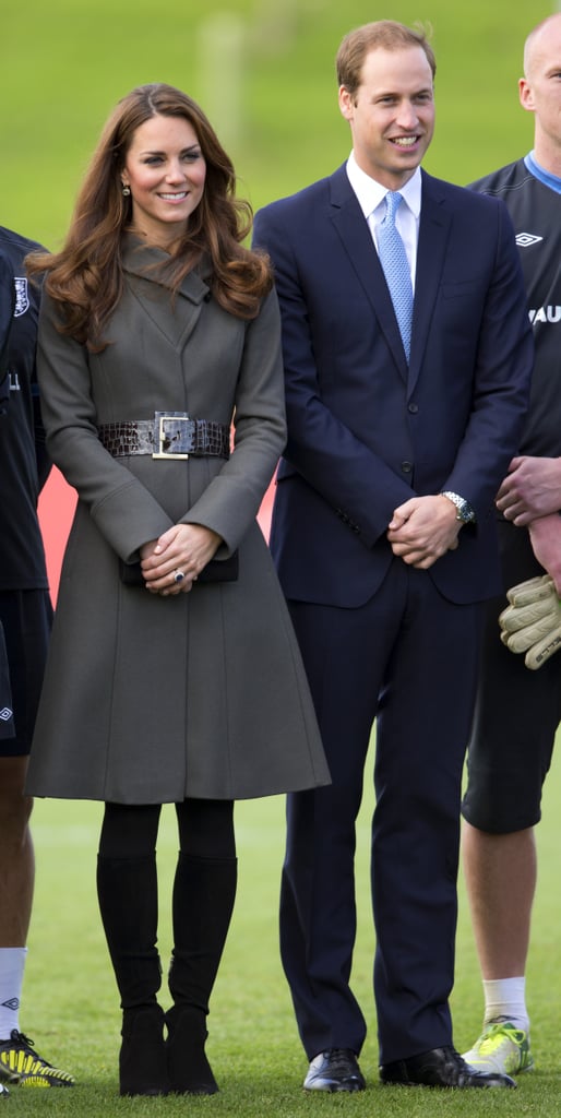Kate Middleton at the FA National Centre of Football in 2012