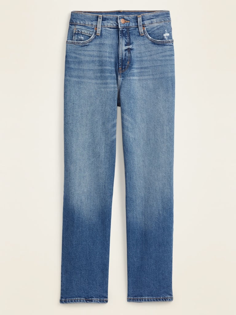 Old Navy Extra High-Waisted Boyfriend Straight Jeans
