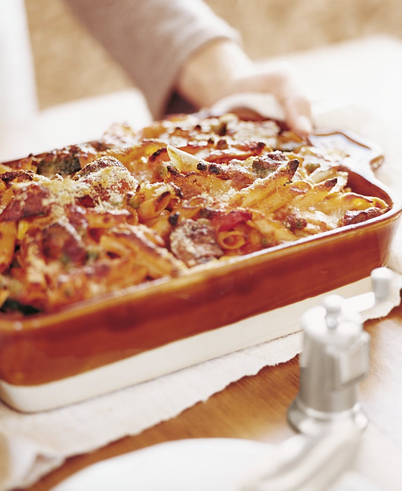 Vegetarians can get their casserole fix too with this veggie-filled dish.
Get the recipe: baked penne with roasted vegetables