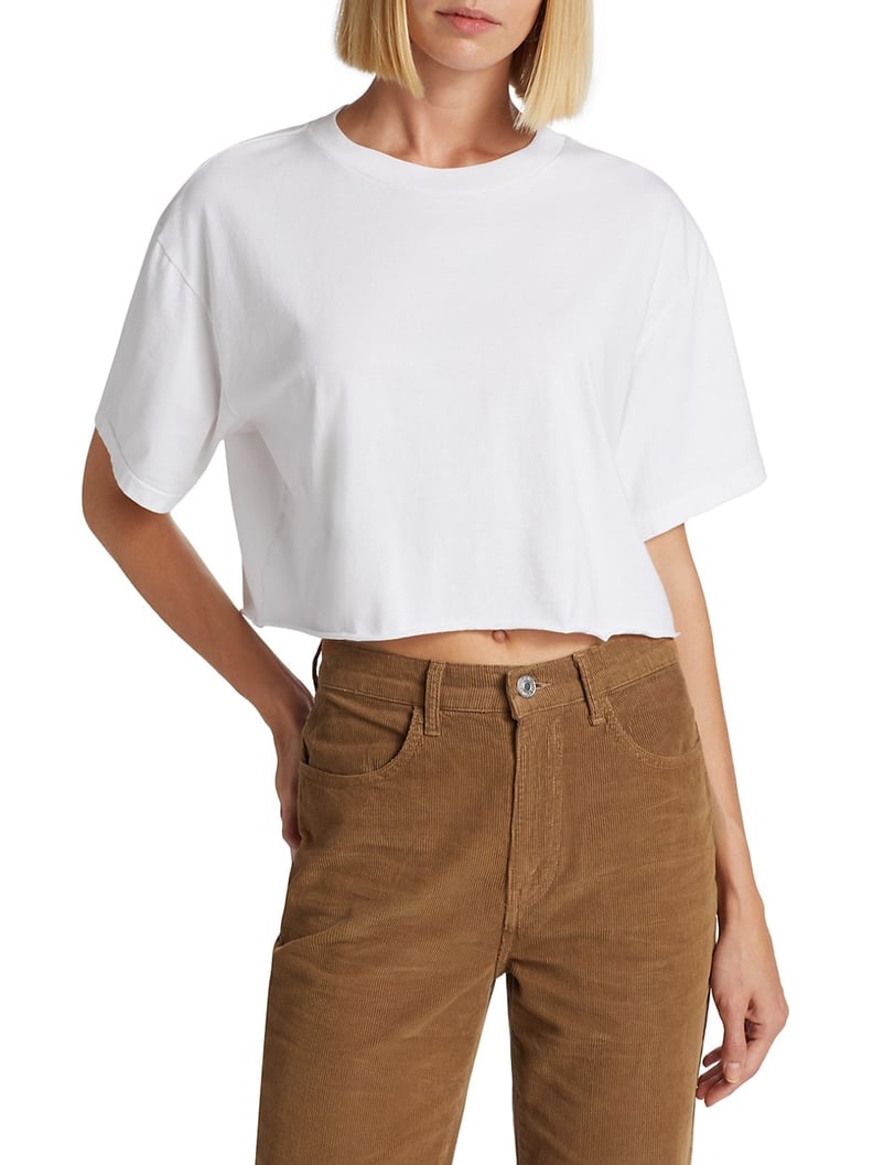 Re/Done 90s Cropped Easy T-Shirt
