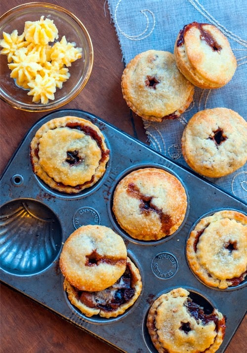 Mince Pies with Homemade Mincemeat and Brandy Butter