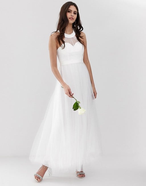 Y.A.S Sweetheart Tulle Maxi Wedding Dress